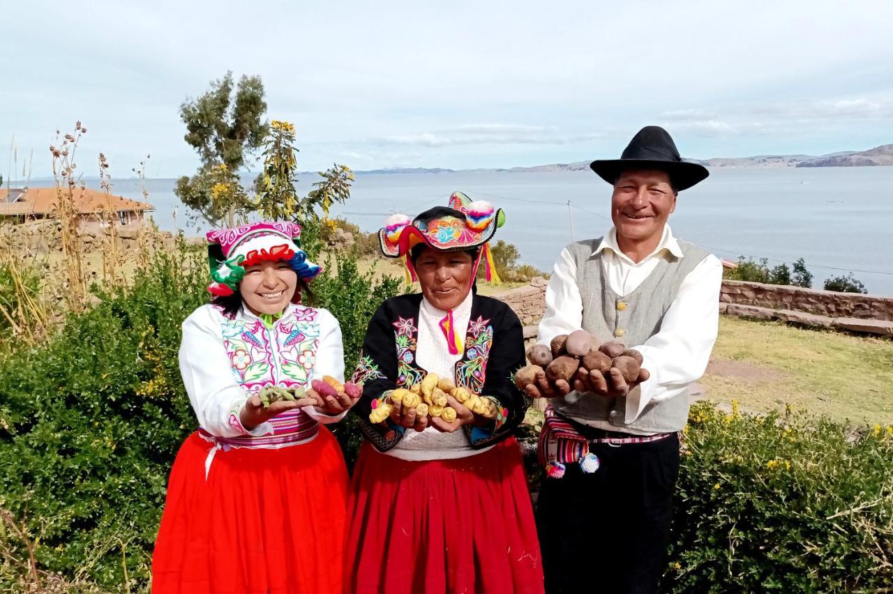 Hospedaje Rural La Florida En Llachon, Titicaca Puno Ngoại thất bức ảnh